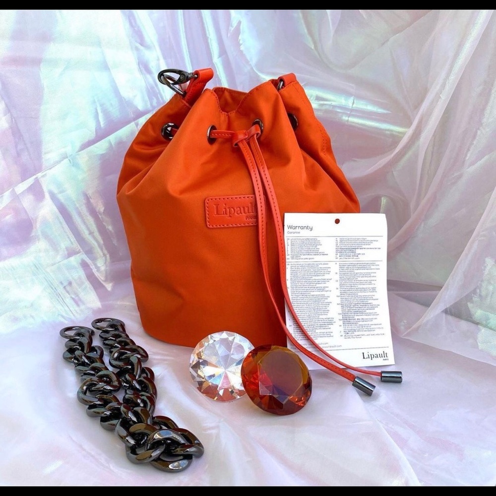 COPY - Lipault Paris Plume Nylon Bucket Bag